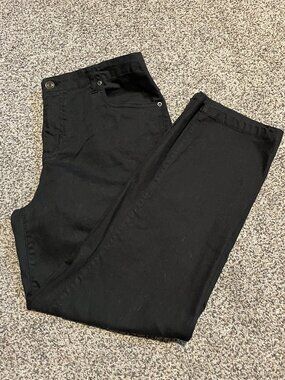 Appleseed's Petite Women's Cotton Twill Pants Navy